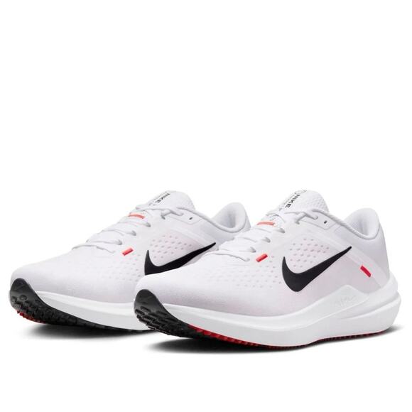 NEW Nike Air Winflo 10 White Black Crimson Red DV4022-100 Men's Size 12 - Picture 1 of 7